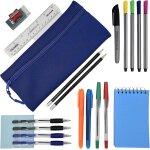 Trousse pr� - remplie avec papeterie incluse trousse a crayons kit stationnaire mini ensemble de papeterie ...