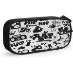 Trousse rap 1, grande capacit� grande pochette porte - stylo fournitures scolaires papeterie organisateur ...