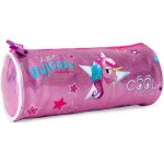 Trousse scolaire fille sir�ne et licorne rose argent - mini etui a crayons color� pour enfant avec fermeture ...