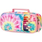 Trousse scolaire grande capacit 2 compartiments - plumier organisateur pour fille et garon - etui a ...