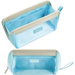 Trousse scolaire transparente, rentre scolaire, fourniture scolaire, grande trousse scolaire, trousse ...