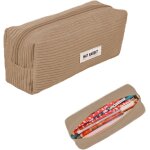 Trousse scolaire, trousse en velours ctel, sac de rangement portable, grande capacit de stockage, ...