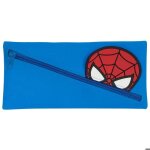 Trousse en silicone - educa borras - marvel spiderman - rouge - compacte - mixte