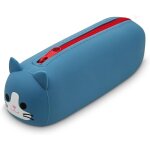 Trousse en silicone avec oreilles de chat mignonnes - sac en silicone souple - porte - stylo - pour fille ...