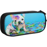 Trousse silly little bulldog, grande capacité grande pochette porte - stylo Trousse silly little bulldog, grande capacité grande pochette porte - stylo
