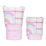 Trousse, tlescopique trousse scolaire, 2 - en - 1 grande capacit trousse kawaii, trousse enfant, plumier ...