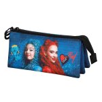 Trousse triple - disney descendants wickedly - multicolore - taille unique
