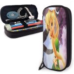Trousse tube rond fe clochette multicolore convient pour les enfants, les adolescents, l'cole, le maquillage ...