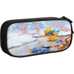 Trousse winnie l'ourson de grande capacit� avec fermeture eclair pour crayons de coloriage aquarelle, ...