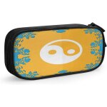 Trousse ying yang 60, grande capacit�, grande pochette, porte - stylo, fournitures scolaires, papeterie, ...