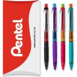 Trust - q - erase lot de 4 porte - mines avec gomme rtractable, calibre hb 0, 5 mm, corps noir, violet, ...