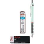 Trust - rotring tikky lot de porte - mines pastel gomme recharges hb 0, 7 mm bleu opale