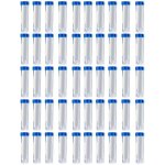 Tubes de centrifugeuse gradu�s de 50ml, 50 pi�ces, tubes de centrifugeuse avec bouchon a vis bleu pour ...