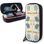 tui  crayons en cuir longs gants hygge grand stylo sac tui  crayons lger pochette  crayons ...