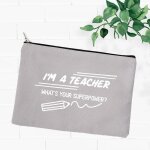 Meilleur tui  crayons pour enseignant , trousse de fournitures de papeterie scolaire, sac de voyage, ...