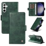 Tui en cuir pour samsung galaxy s24 + 5g 6. 7, [ housse de tlphone srie motif litchi simple] - vert ...