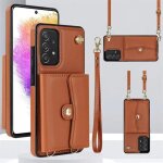 Tui pour samsung galaxy a73 5g 6. 7, [rfid blocage] [dragonne] [fentes pour cartes] protection housse, ...