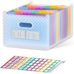 Tzf - 26 pochettes trieur document, a4 trieur, trieur a soufflets classeur rangement, dessus ouvert et ... Tzf - 26 pochettes trieur document, a4 trieur, trieur a soufflets classeur rangement, dessus ouvert et ...