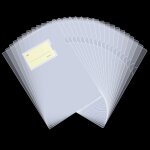 Tzf - lot de 40 chemise plastique a4 transparent, dossiers pochette plastiques avec poches, 180 microns, ... Tzf - lot de 40 chemise plastique a4 transparent, dossiers pochette plastiques avec poches, 180 microns, ...