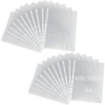 Tzf - lot de 400 pochettes perforées a4 transparentes - pochettes plastiques transparentes perforées ... Tzf - lot de 400 pochettes perforées a4 transparentes - pochettes plastiques transparentes perforées ...