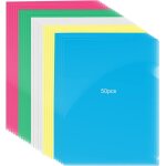 Tzf - 50 pcs chemises plastique, transparente pochettes chemise coin a4 pour le stockage du papier couleurs ... Tzf - 50 pcs chemises plastique, transparente pochettes chemise coin a4 pour le stockage du papier couleurs ...