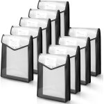 Tzf - a4 pochette plastique, 9pcs enveloppe transparente chemise a bouton pression, porte - document ... Tzf - a4 pochette plastique, 9pcs enveloppe transparente chemise a bouton pression, porte - document ...