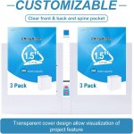 Tzf - classeurs a 2 anneaux, 3pcs porte bloc a4 avec pince, classeurs a anneaux en porte bloc, classeur ... Tzf - classeurs a 2 anneaux, 3pcs porte bloc a4 avec pince, classeurs a anneaux en porte bloc, classeur ...