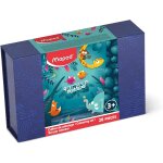 Tzf - maped - coffret de coloriage jungle fever 28 pices - crayons de couleur + feutres color'peps - ...
