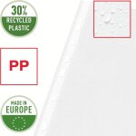Tzf - quality, pochettes plastique perforées a4, matière grainée mate transparente, ouverture sur le ... Tzf - quality, pochettes plastique perforées a4, matière grainée mate transparente, ouverture sur le ...