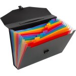 Tzf - rainbow class - valisette de rangement pour document a4 - trieur accordéon 12 compartiments pour ... Tzf - rainbow class - valisette de rangement pour document a4 - trieur accordéon 12 compartiments pour ...