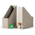 Ulteronixshop - puro ¿ lot de 2 porte - revues a4 durables, compatibles avec etag�res et cubes de rangement, ...