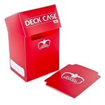 Ultimate guard bo�te pour cartes deck case 80 + taille standard rouge