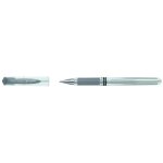 Uni - ball lot de 12 stylos roller encre gel signo broad (um - 153), argent