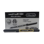 Uni - ball lot de 12 stylos roller encre liquide recycl� eye broad ub150 / 10e pointe large noir