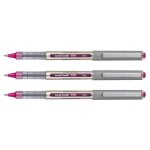 Uni - ball lot de 3 stylos roller encre liquide recycl� ub157e pointe moyenne violet