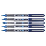Uni - ball lot de 5 stylos roller encre liquide recycl� eye ub150e pointe fine bleu