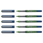 Uni - ball lot de 5 stylos roller eye ub157 ocean care 0. 7, vert
