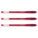 Uni - ball r�f 9001182 signo um120 stylo roller a encre gel pointe fine 0, 7 mm trait 0, 5 mm rouge lot ...