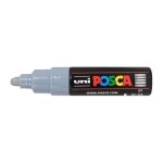 Uni - ball marqueur pointe large conique pc7m g gris