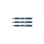 Uni - ball signo broad stylo a bille pointe large encre gel bleue corps avec grip + capuchon lot de 12 ...