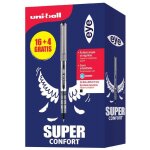 Uni - ball stylo roller eye fine ub - 157, value pack, noir