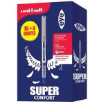 Uni - ball stylo roller eye fine ub - 157e, value pack, bleu