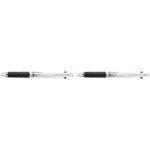 Uni - ball ub jetstream 245300 stylo roller 3 couleurs d'encre blanc (lot de 2) Uni - ball ub jetstream 245300 stylo roller 3 couleurs d'encre blanc (lot de 2)