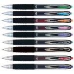Uni - ball umn207b stylo bille encre gel pointe fine bleu lot de 12