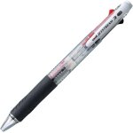 Uni jetstream 3 colour ballpoint pen black, red, ink blue 0. 38mm, clear (sxe340038. t)