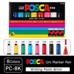 Uni posca marqueur stylo ensemble, paquet pc - 1m 3m 5m document a base d'eau en continu acrylique peinture ... Uni posca marqueur stylo ensemble, paquet pc - 1m 3m 5m document a base d'eau en continu acrylique peinture ...