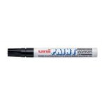 Uniball px20 - n paint marker marqueur peinture a huile pointe moyenne ogive encre a pigmentation noir ...