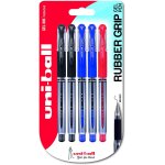 Uniball signo um - 151s pack de 5 stylos roller avec grip en gel encre permanente pointe en acier inoxydable ...