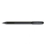 Uniball stylo bille encre gel jetstream 101 pointe 1mm noir, id�al pour les gauchers. pointe moyenne