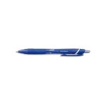 Uniball stylo bille encre gel jetstream 107 pointe 0, 7 mm bleu, id�al pour les gauchers. pointe moyenne ...
